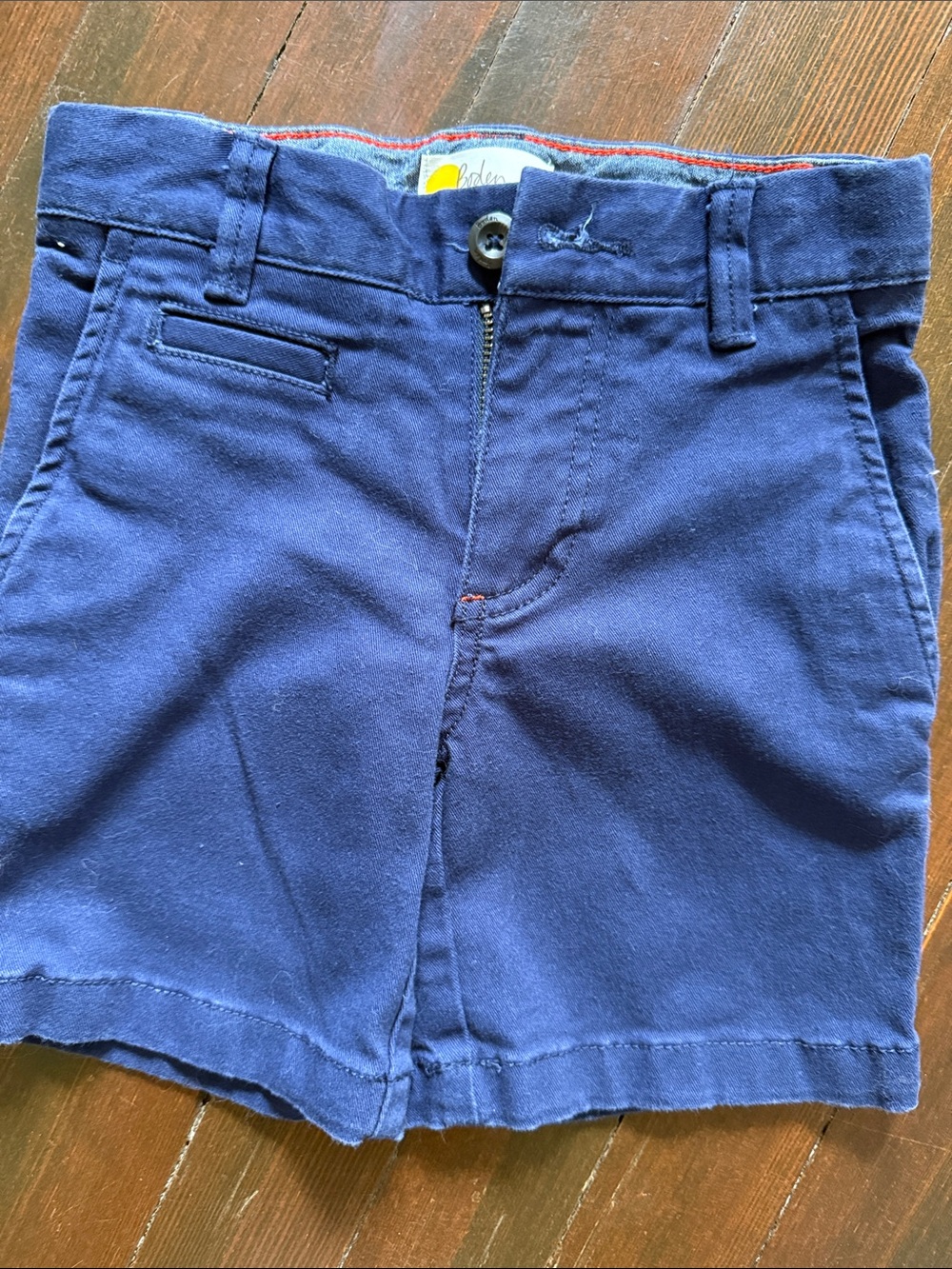 Mini Boden Navy Blue Kids' Shorts